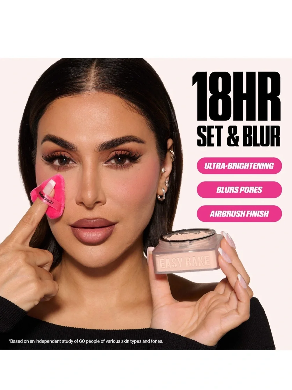 HUDA BEAUTY Easy Bake Blurring Powder — Cherry Blossom NEW IN BOX✨